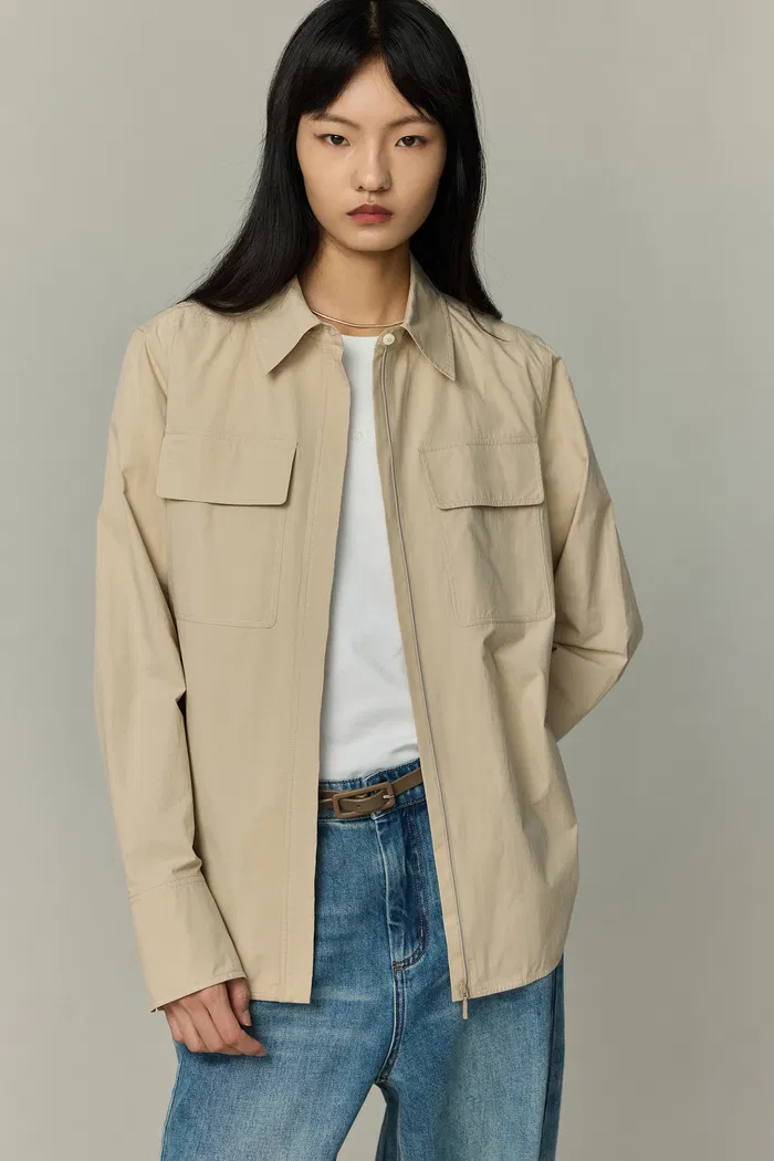 Adeline Shirt in Cotton Twill - Image 2