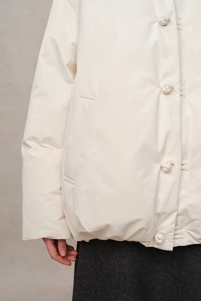 Adrija Water-Repellent Convertible Duck Down Puffer Coat in Lightweight High Density Fabric - Image 11
