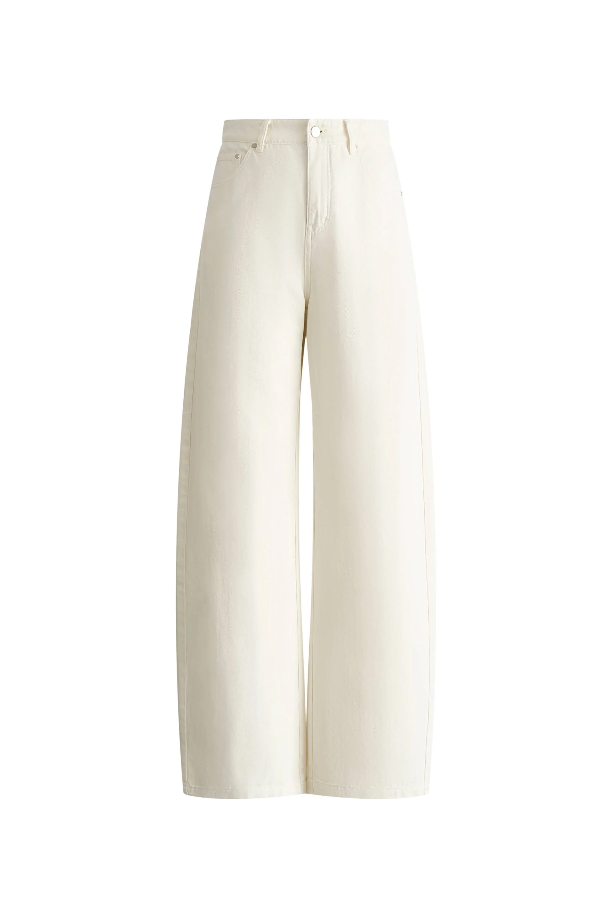 Akari Barrel Leg Jeans in Cotton Denim - Image 11