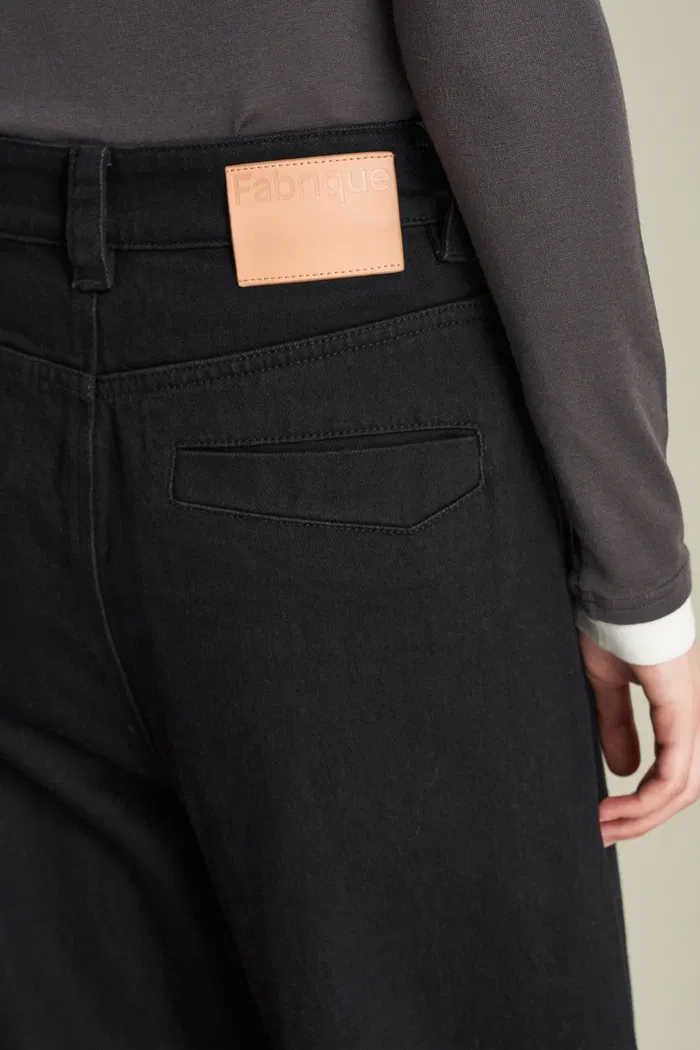 Akari Barrel Leg Jeans in Turkish Denim - Image 8