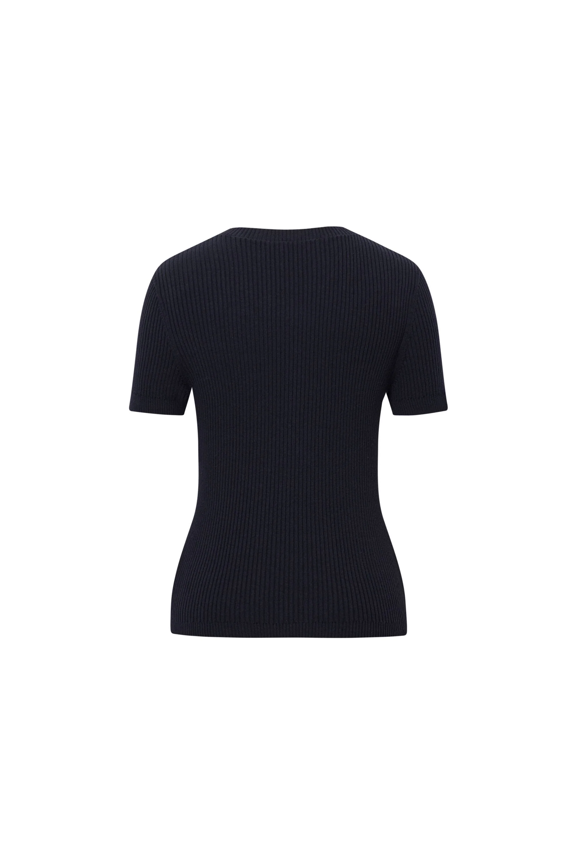 Alexa V Neck Short Sleeve Sweater in Rare Alxa Cashmere Blend - Image 11
