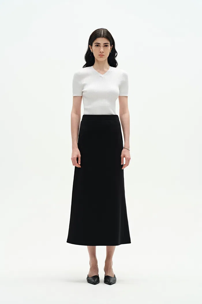Alexa V Neck Short Sleeve Sweater - Image 3