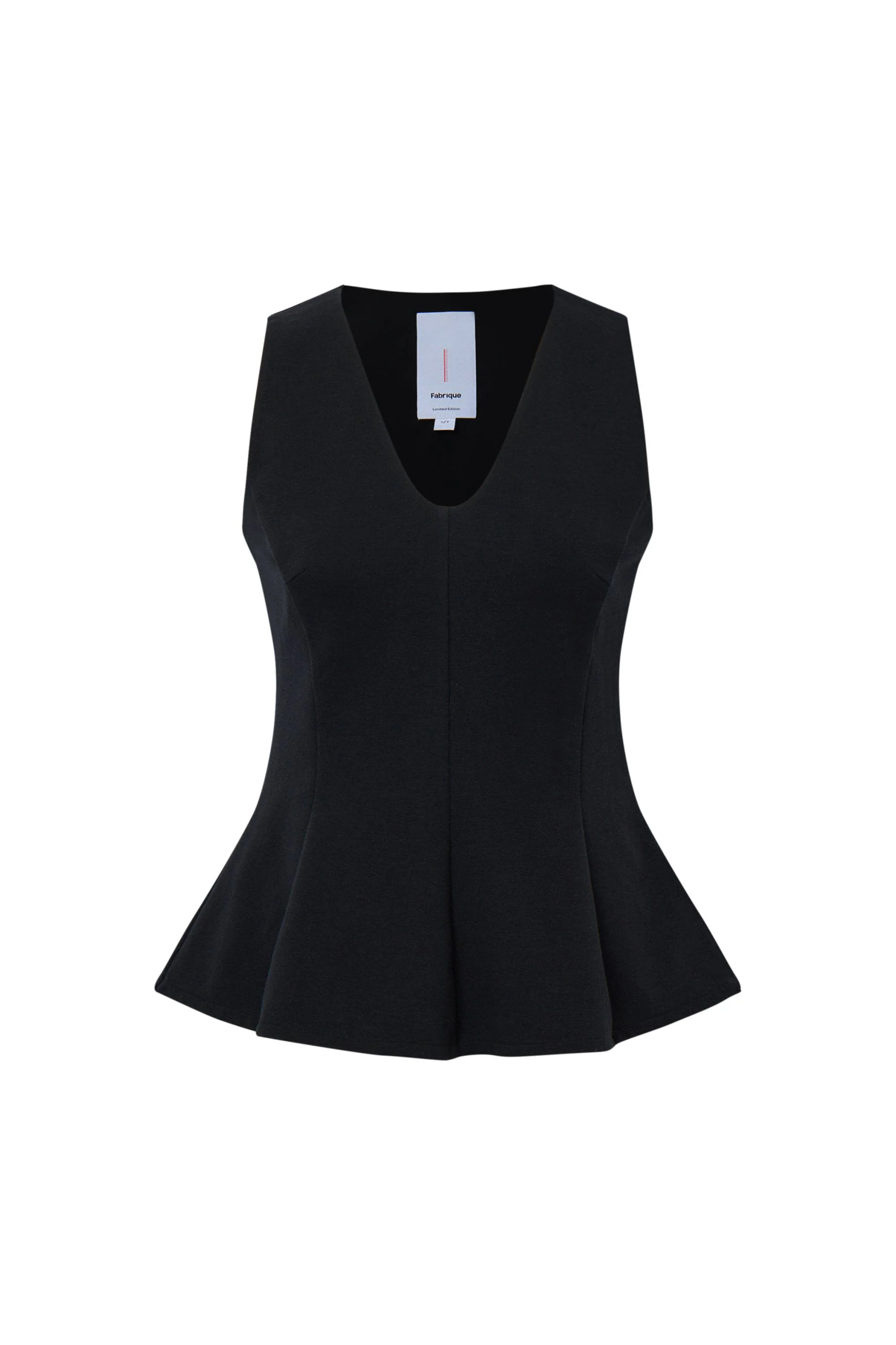 Alina Sculpted Sleeveless Top in Cotton Blend - Image 10
