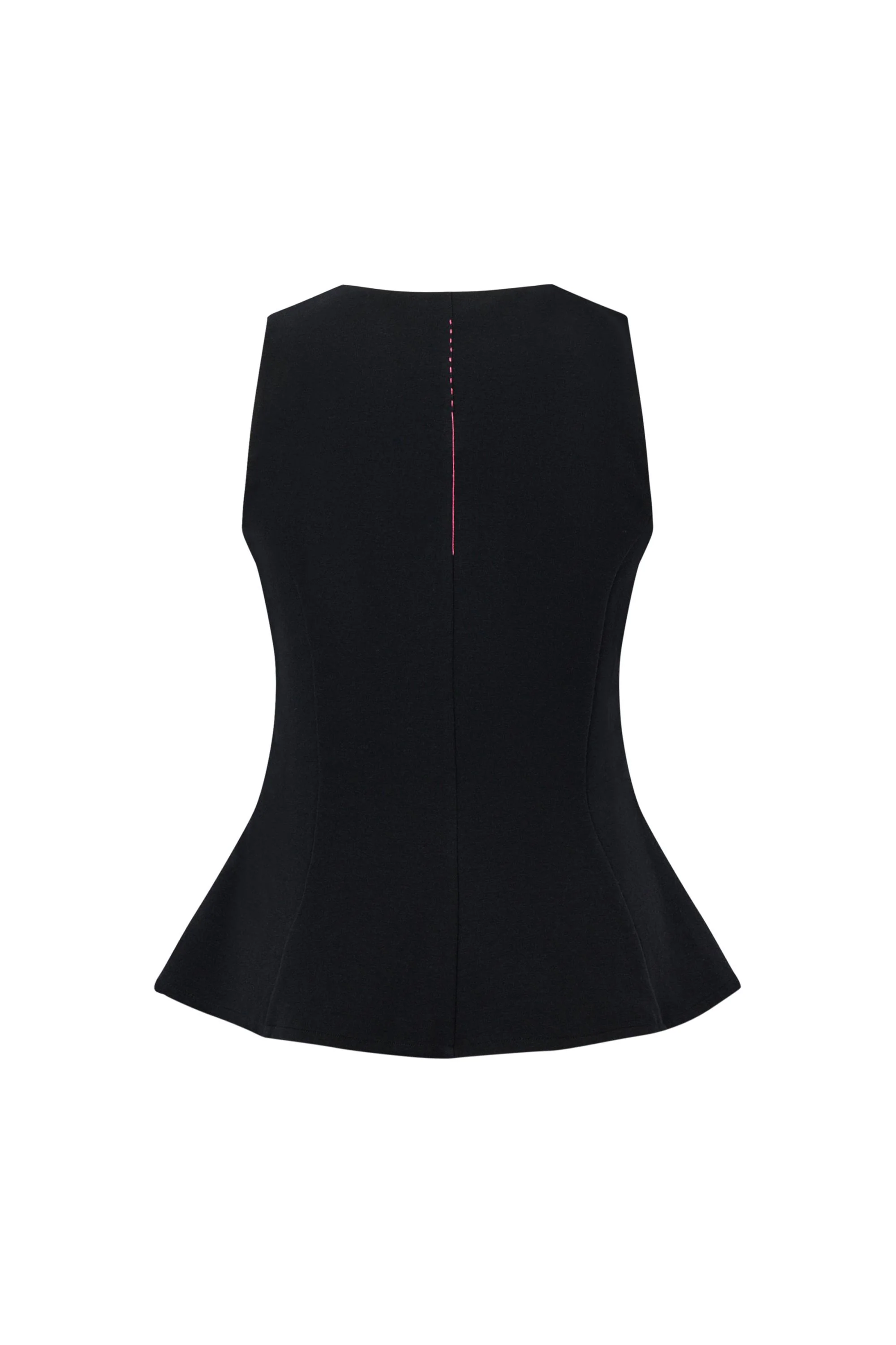 Alina Sculpted Sleeveless Top in Cotton Blend - Image 11