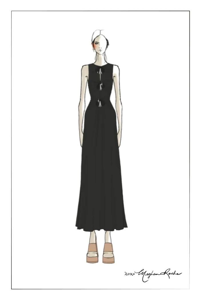 Alisa Sleeveless Dress in Stretch Knit Jersey - Image 10