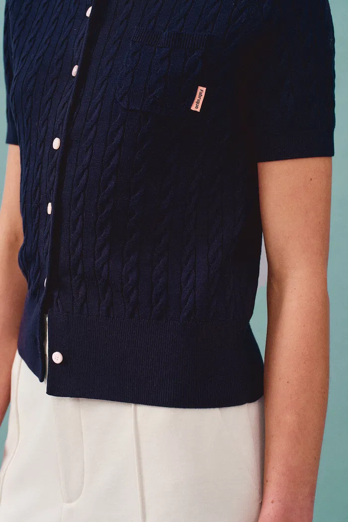 Amber Round Neck Buttoned Top - Image 9