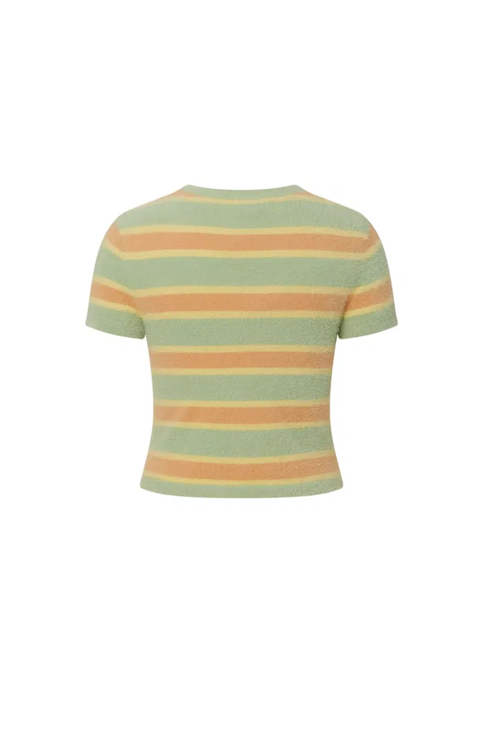 Amber Striped Short Knit Top - Image 11