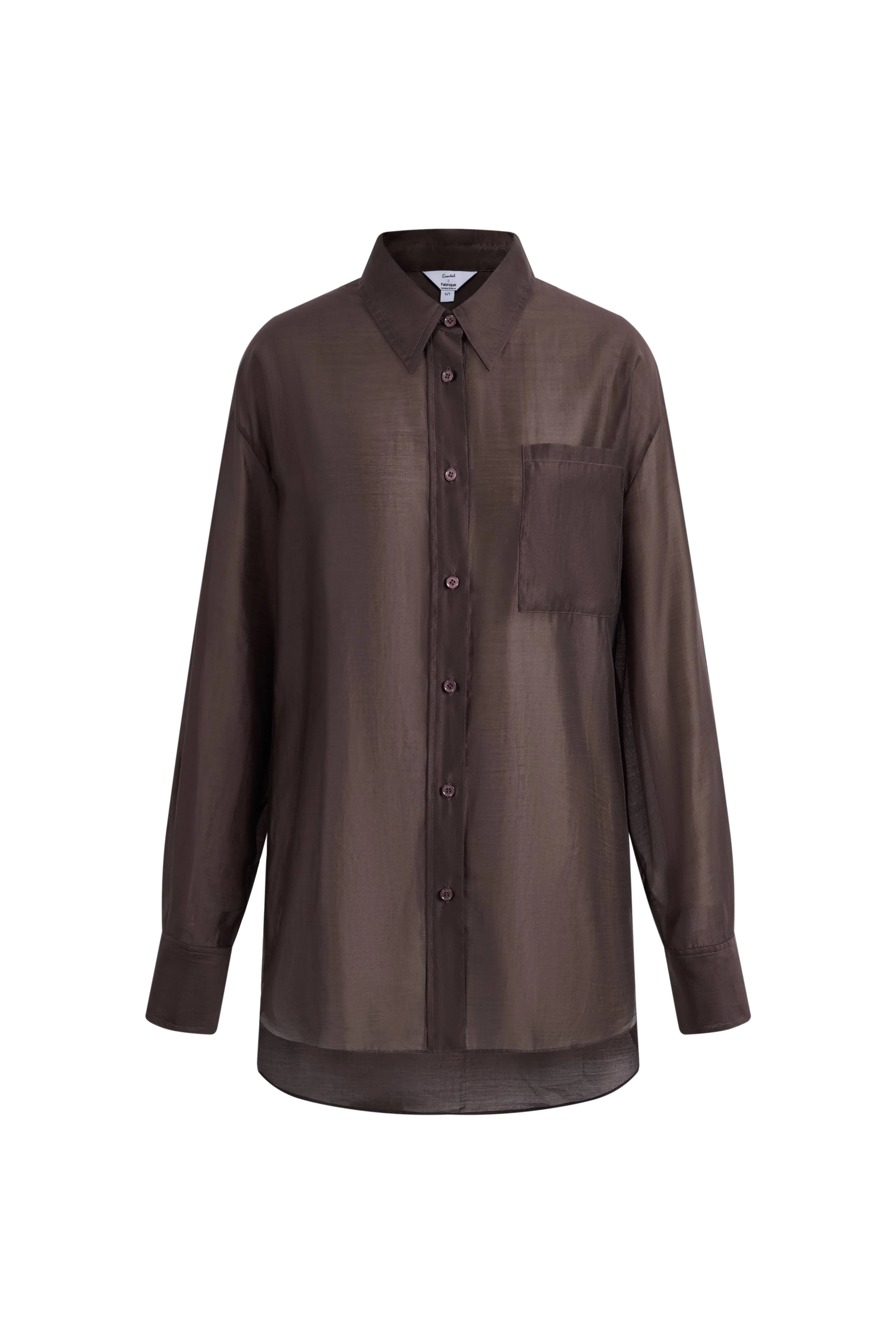 Anja Loose Fit Shirt in Lustrous Organza Silk - Image 7