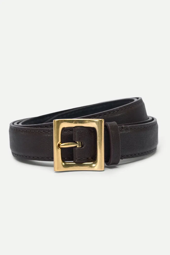 Arc Braided Leather Belt in Vegetable-Tanned Leather - Image 5