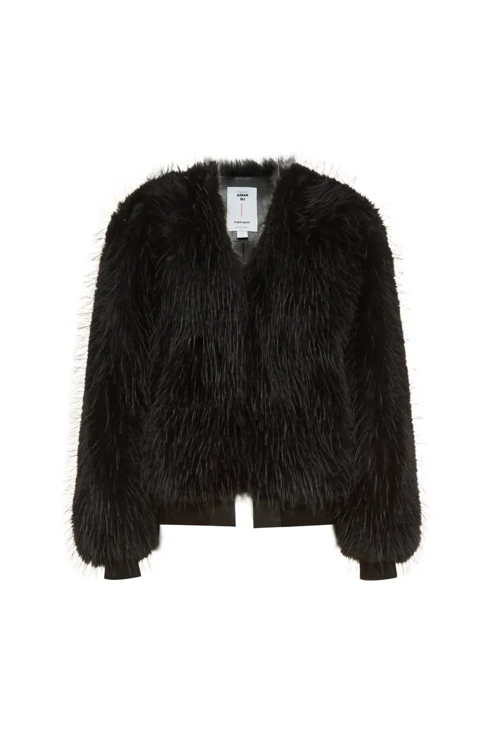 Ariana Jacket in Premium Double Coated Faux Fur - Image 10