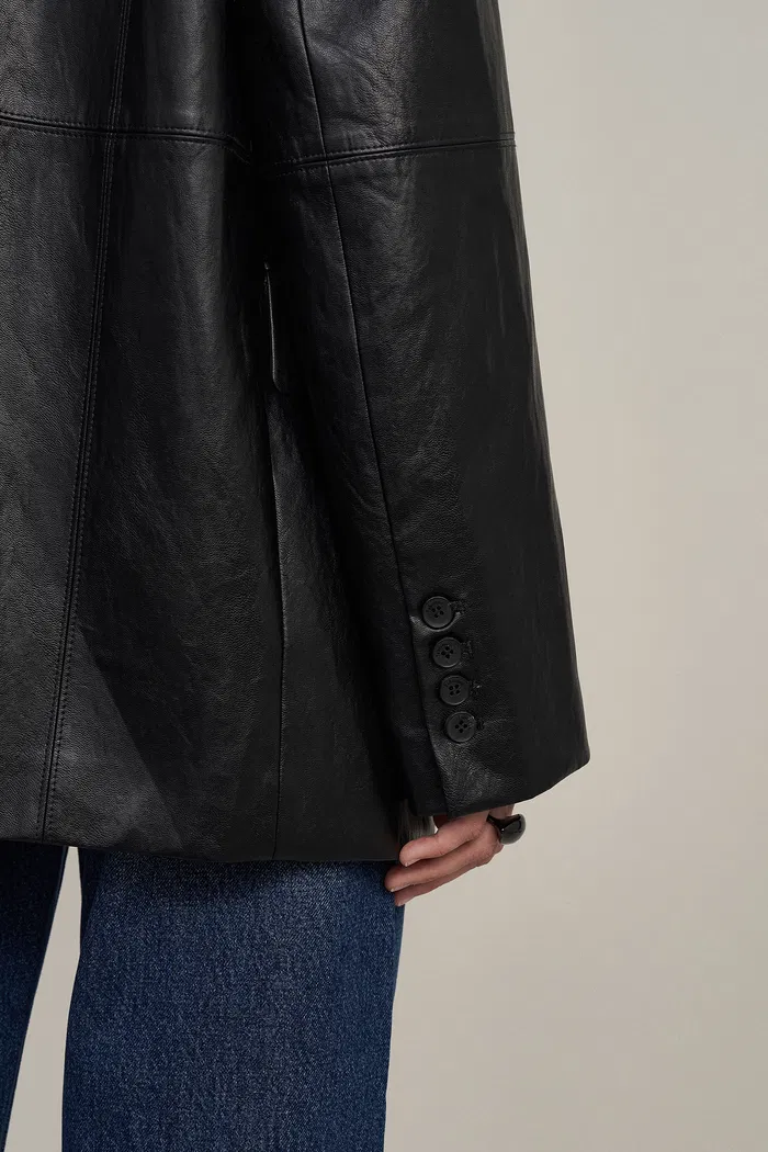 Aspall Blazer in Vegan Leather - Image 7