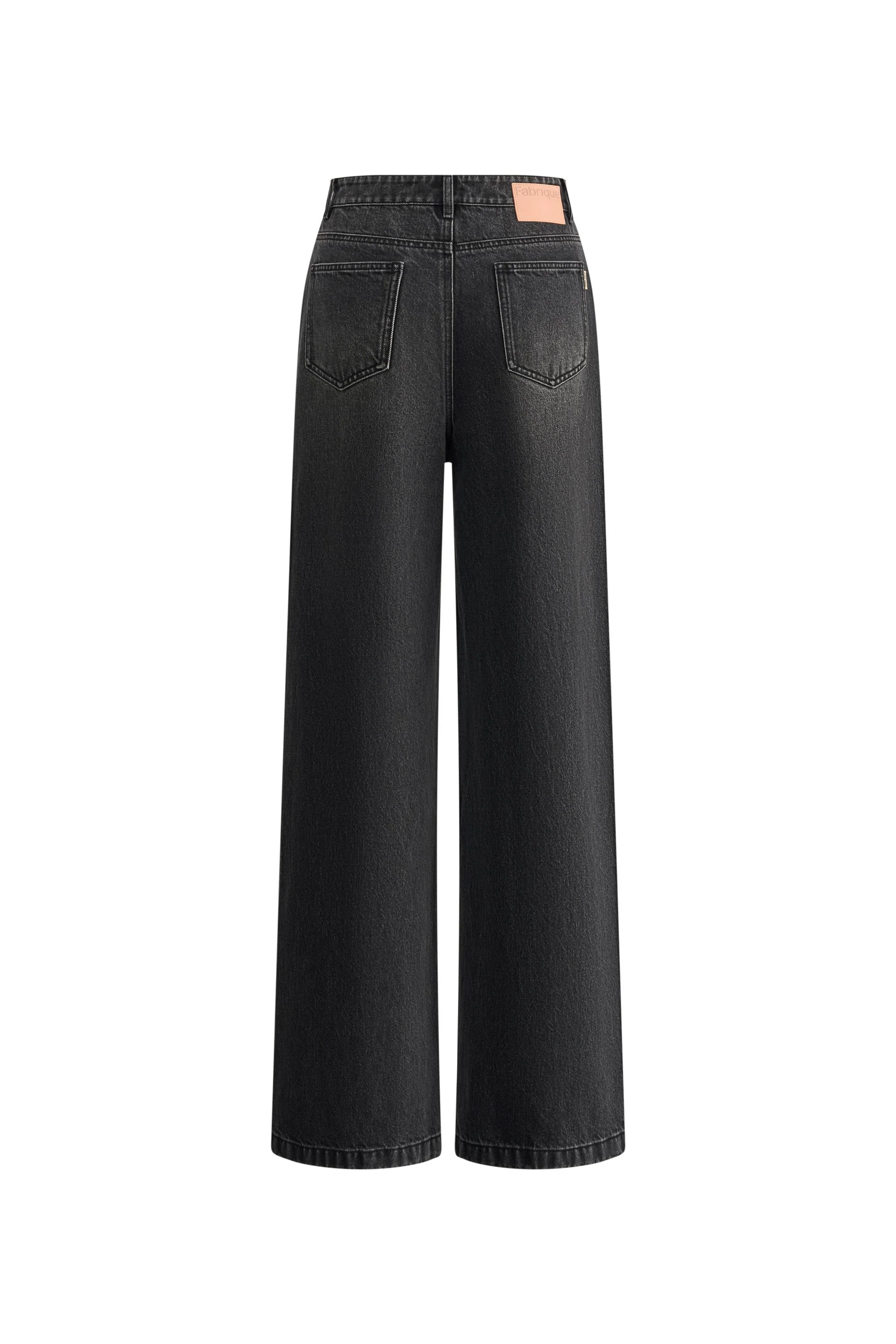 Astrid Slanted Side Seam Barrel Jeans in Cotton Denim - Image 10