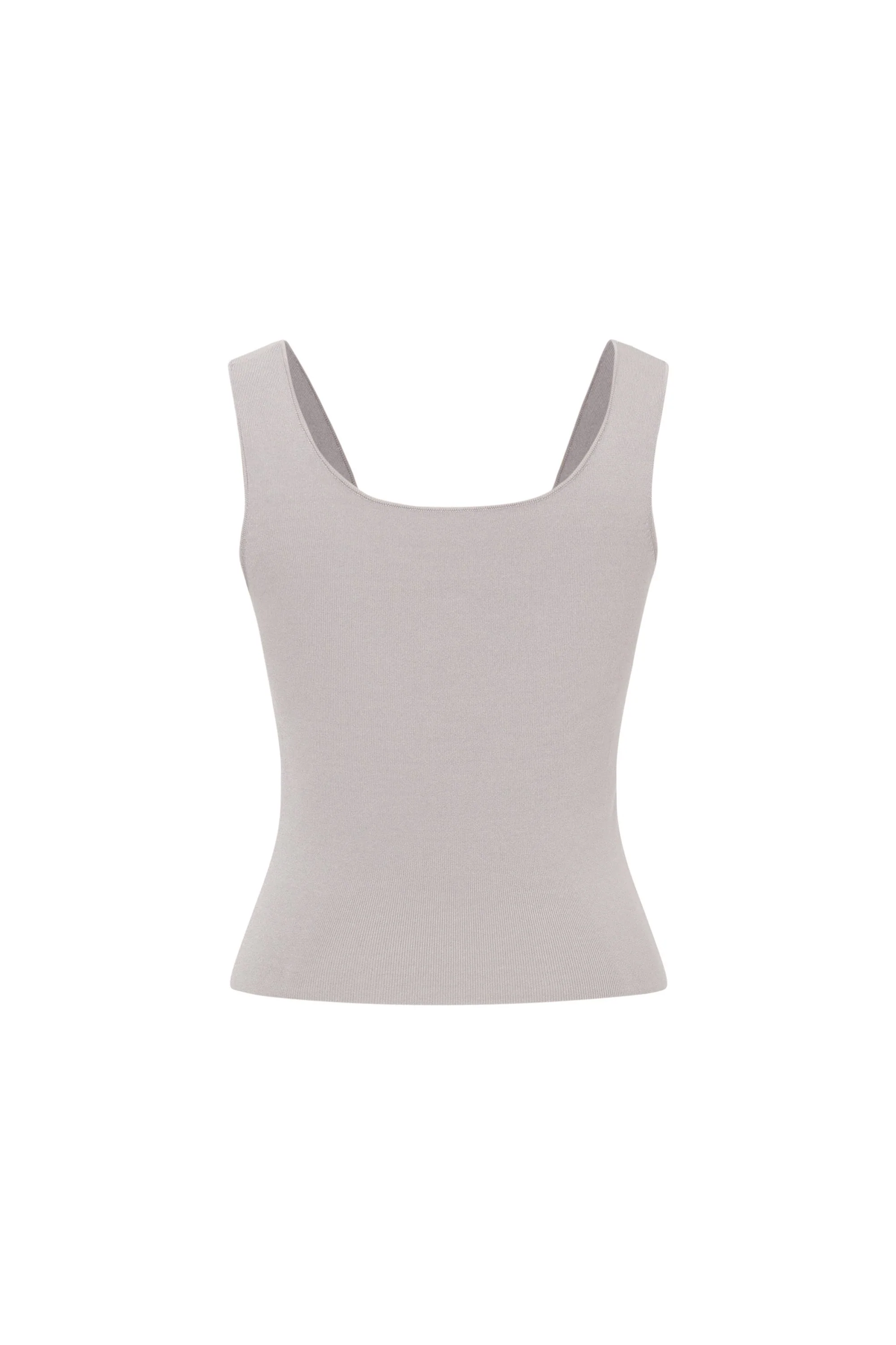 Athena Shape Retaining Square Neck Tank in Four Way Stretch Knit Yarn - Image 11