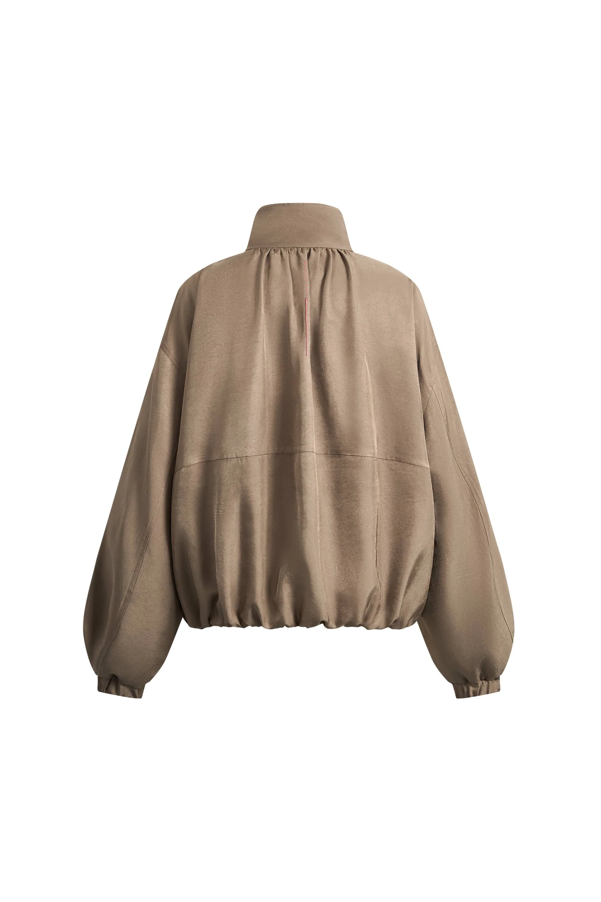 Aurin Bubble Hem Jacket in Satin Acetate - Image 9