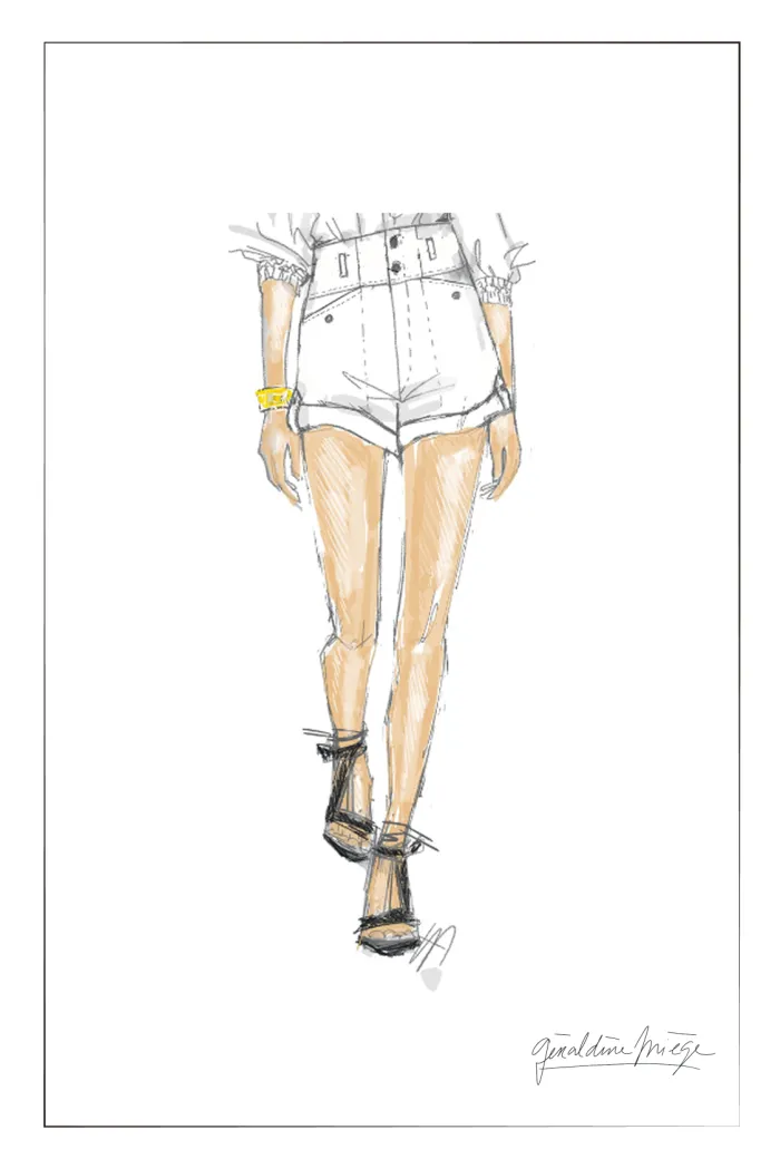 Barney A Line Cuffed Cargo Short in Linen Blend - Image 7