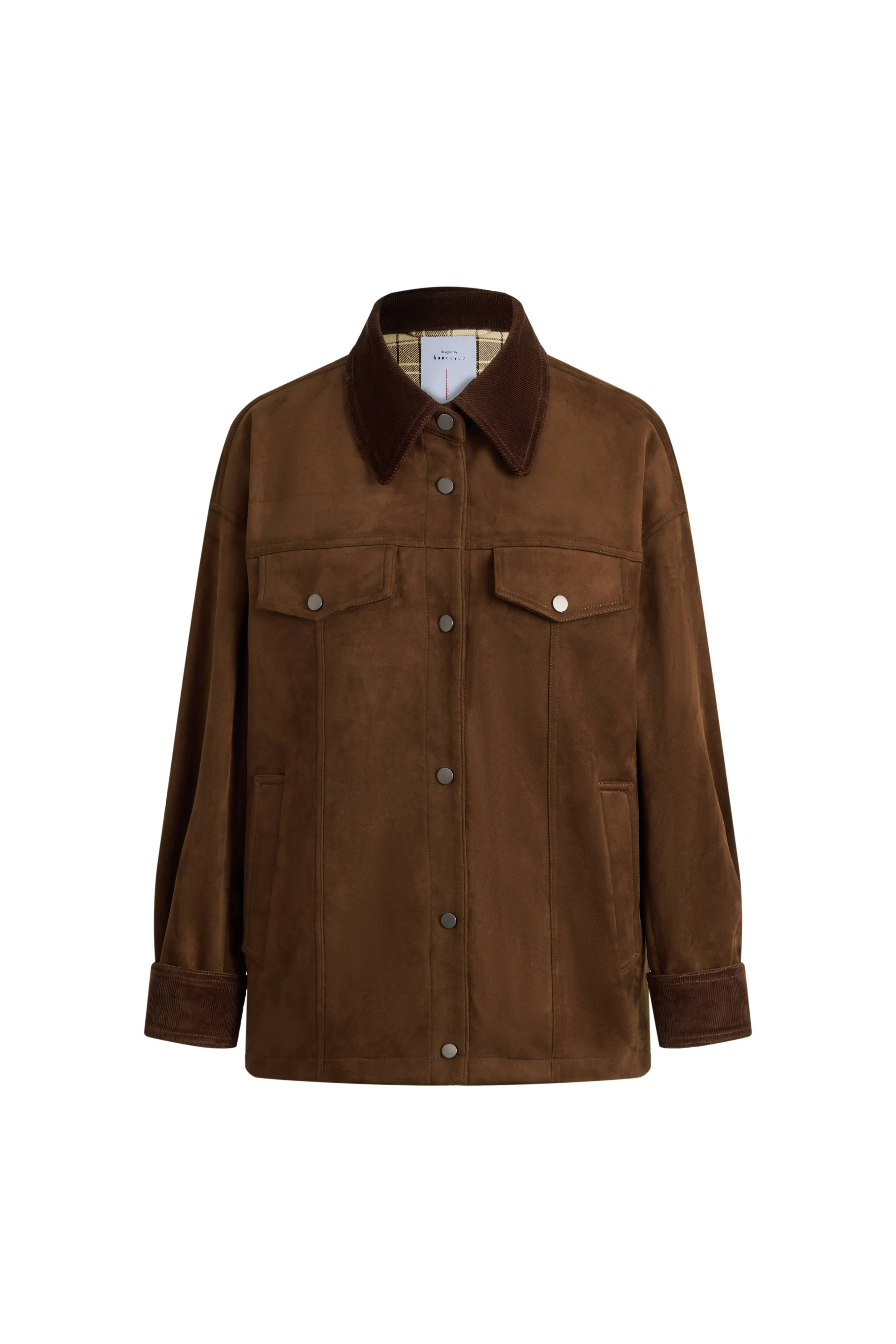 Bella Faux Suede Puffer Jacket - Image 10