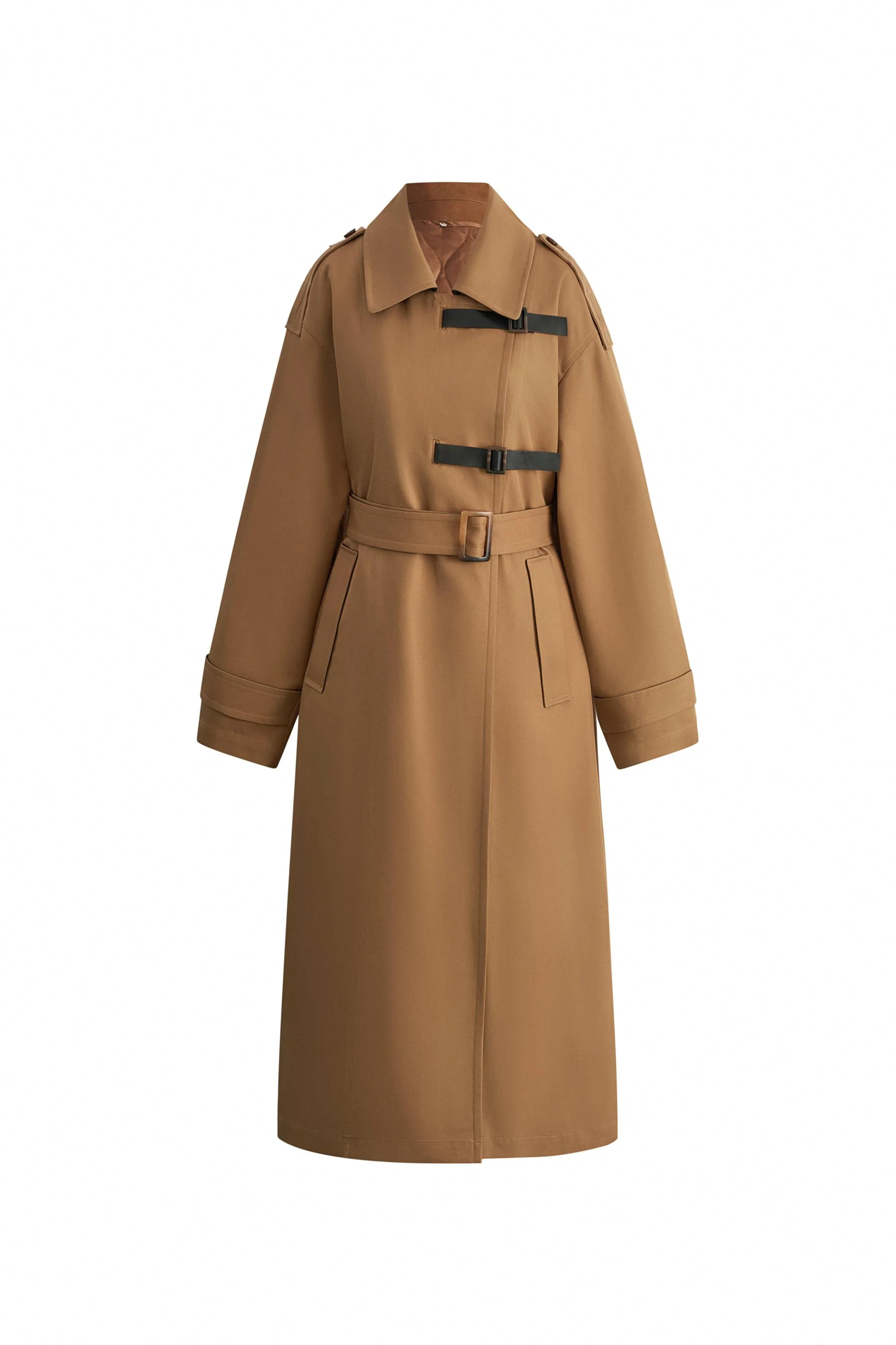 Belroche Removable Quilt Trench Coat in Cotton Blend - Image 10