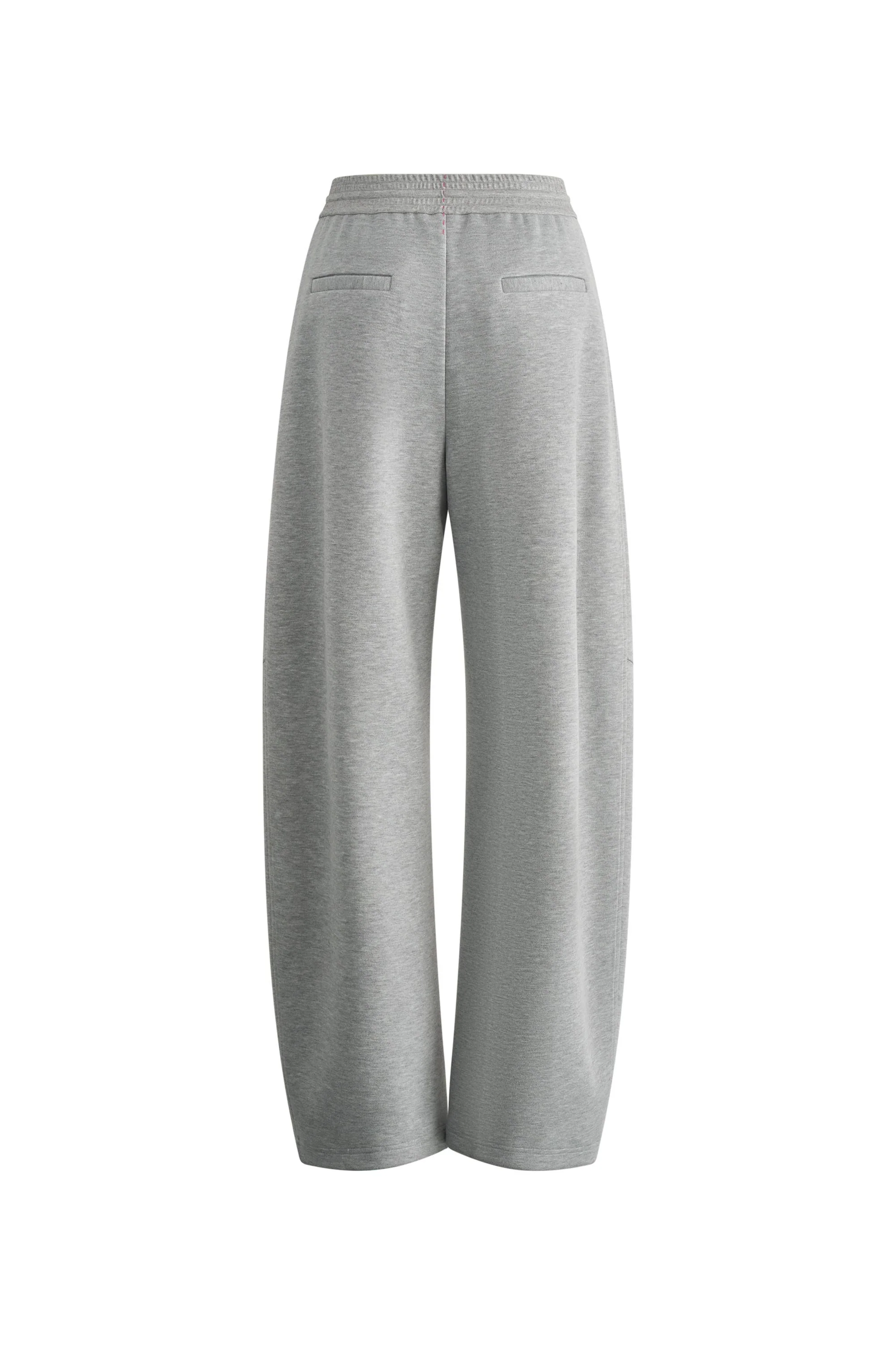 Bethany Drawstring Wide Leg Sweat Pants in Spacer Knit Fabric - Image 10