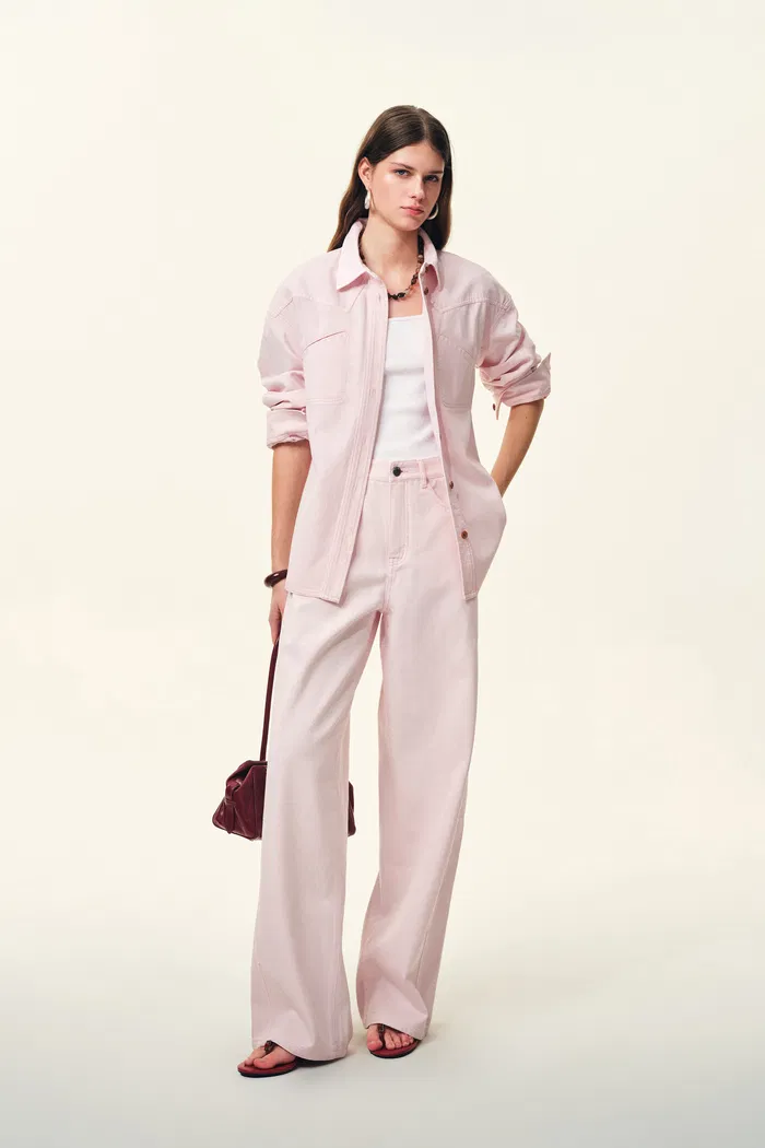 Beverley Denim Shirt and Jeans Matching Set in Cotton Denim - Image 2