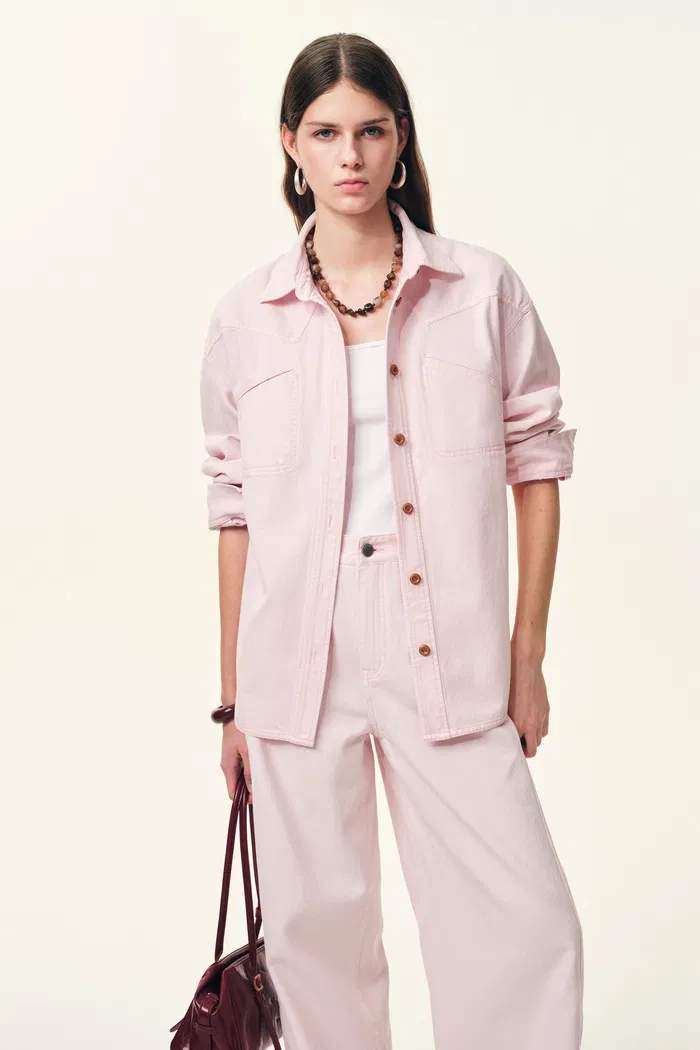 Beverley Denim Shirt and Jeans Matching Set in Cotton Denim - Image 3