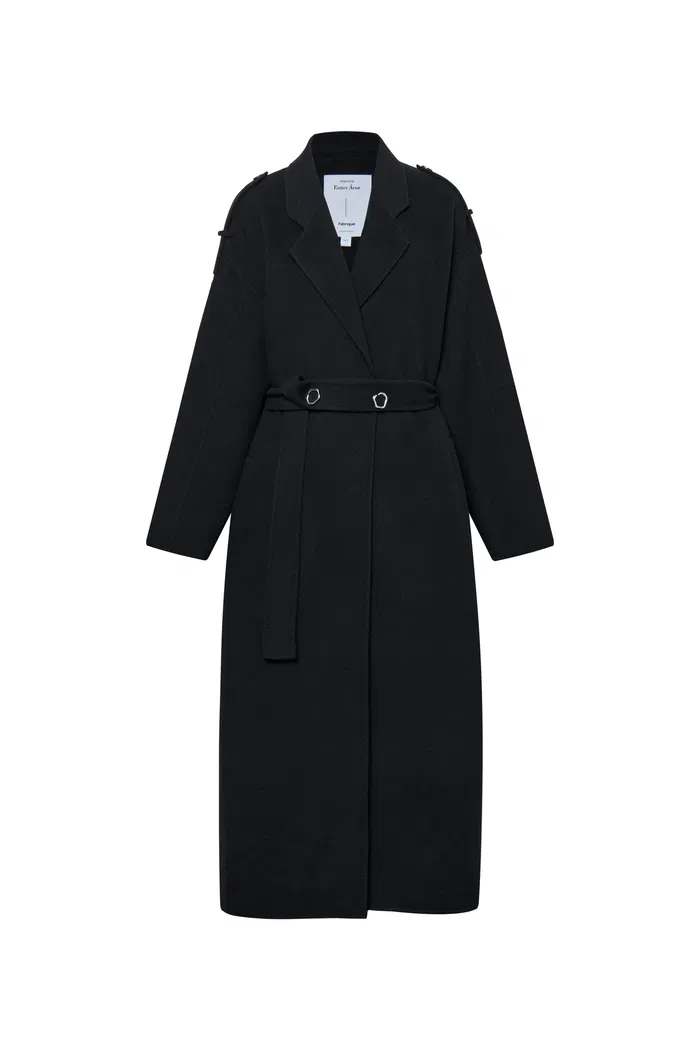 Billy Long Coat in Double Face Wool - Image 10