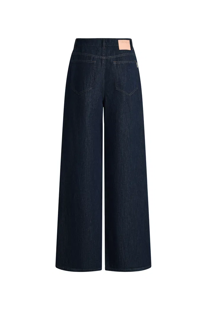 Brielle Straight Leg Jeans in Linen Blend Denim - Image 10