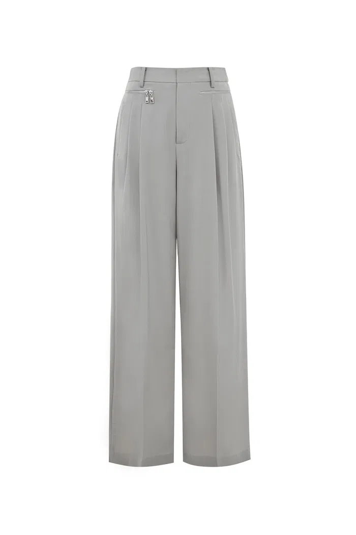 Bug Wide Leg Pants in Worsted Wool Blend - Image 10