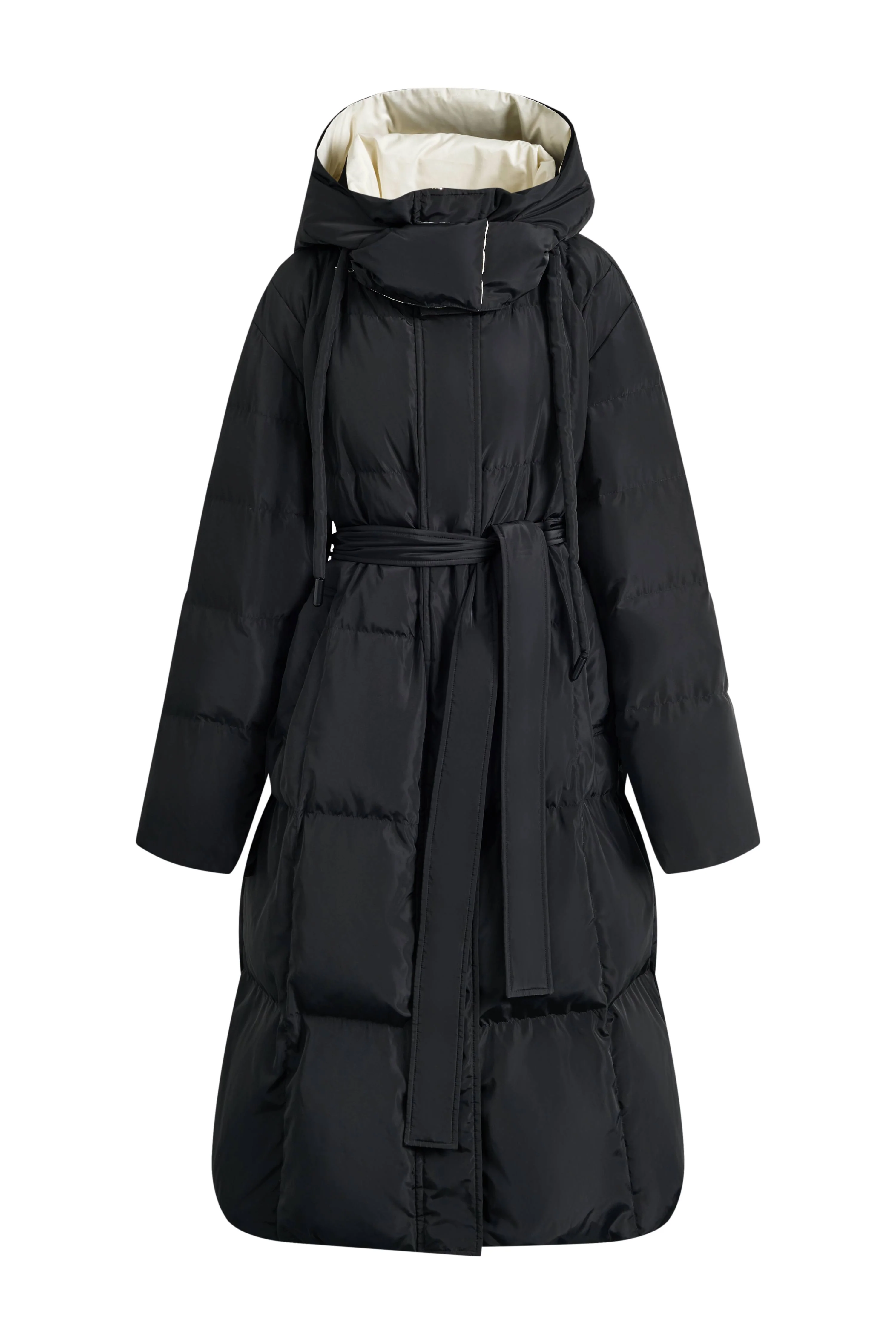 Carezza Double Faced Two Tone Down Jacket in High-Density Down-Proof - Image 9