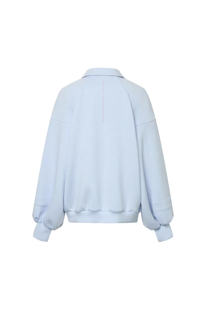 Casea Puff Sleeve Sweater in Viscose Blend - Image 11