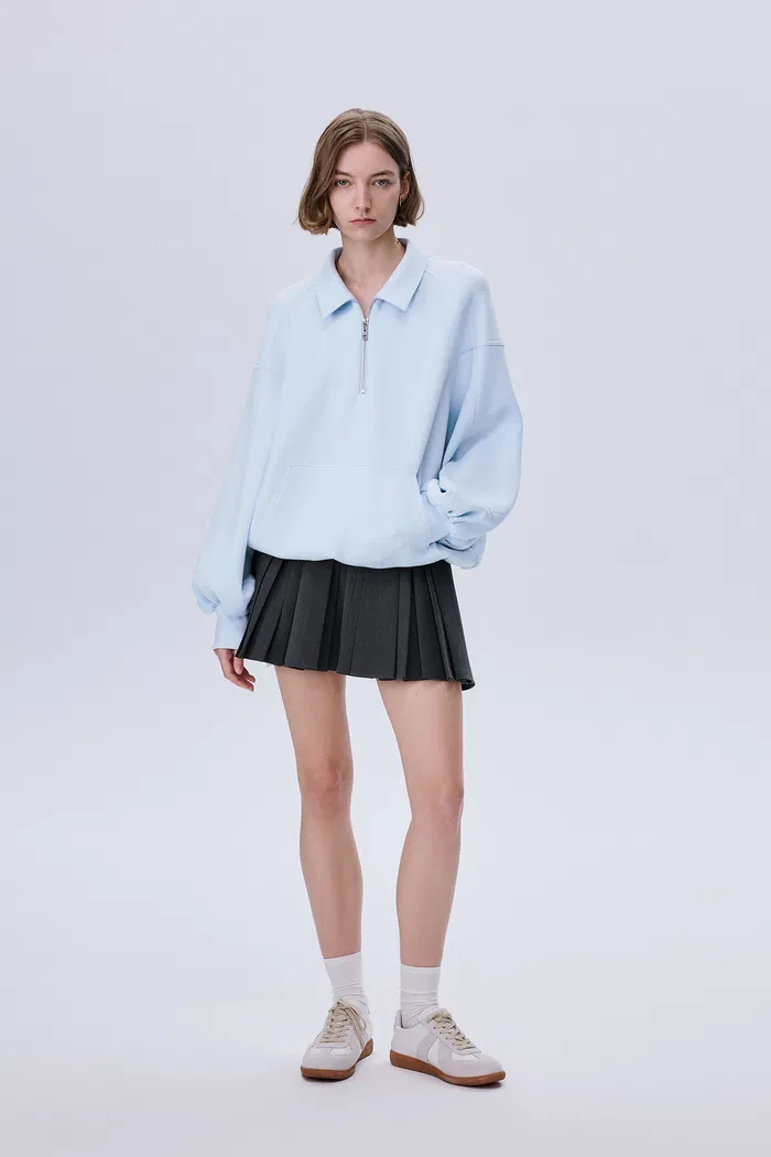 Casea Puff Sleeve Sweater in Viscose Blend - Image 3
