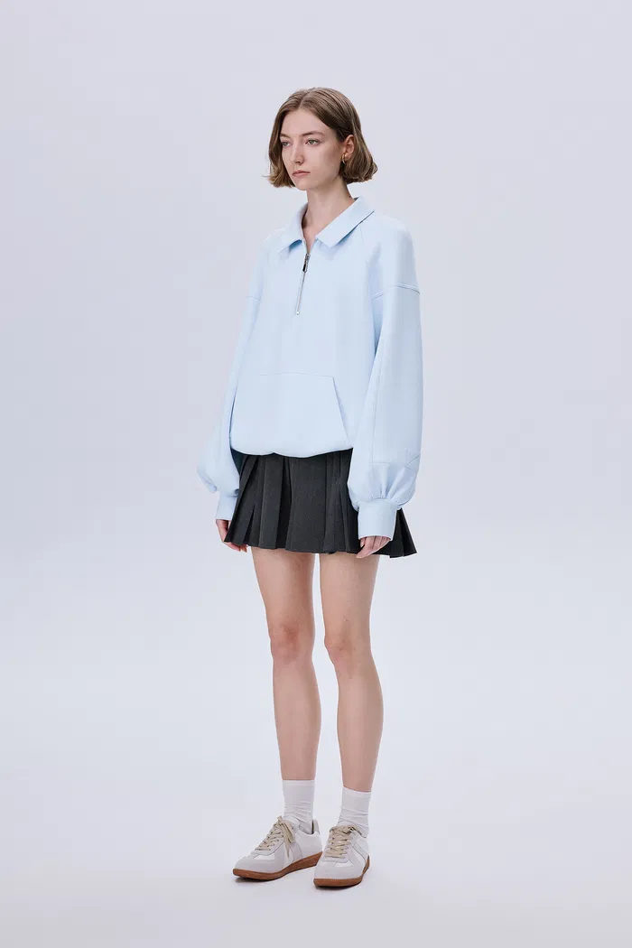 Casea Puff Sleeve Sweater in Viscose Blend - Image 4