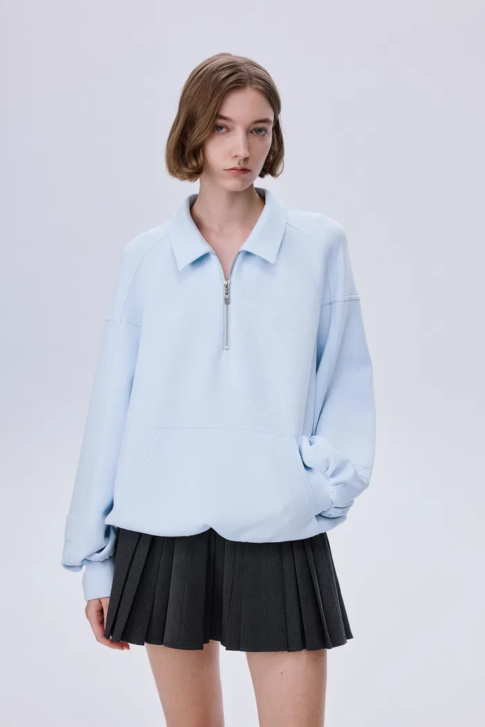 Casea Puff Sleeve Sweater in Viscose Blend - Image 5