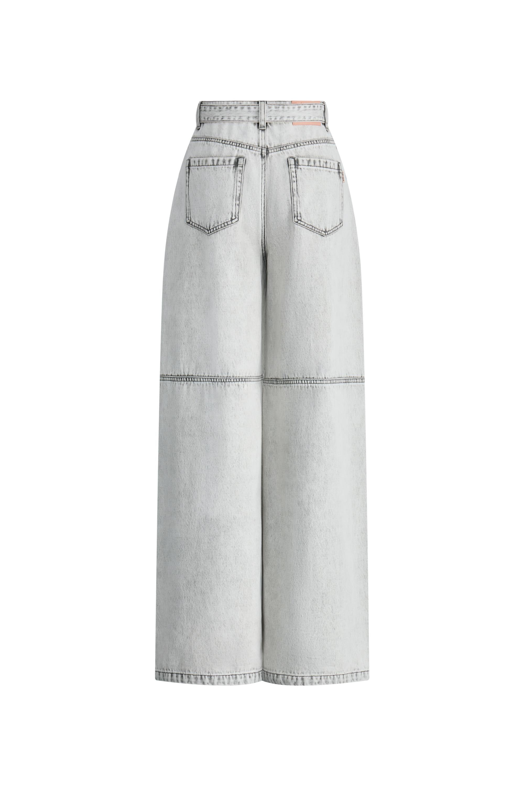 Cassia Belted Washed Jeans in Lyocell Denim - Image 11