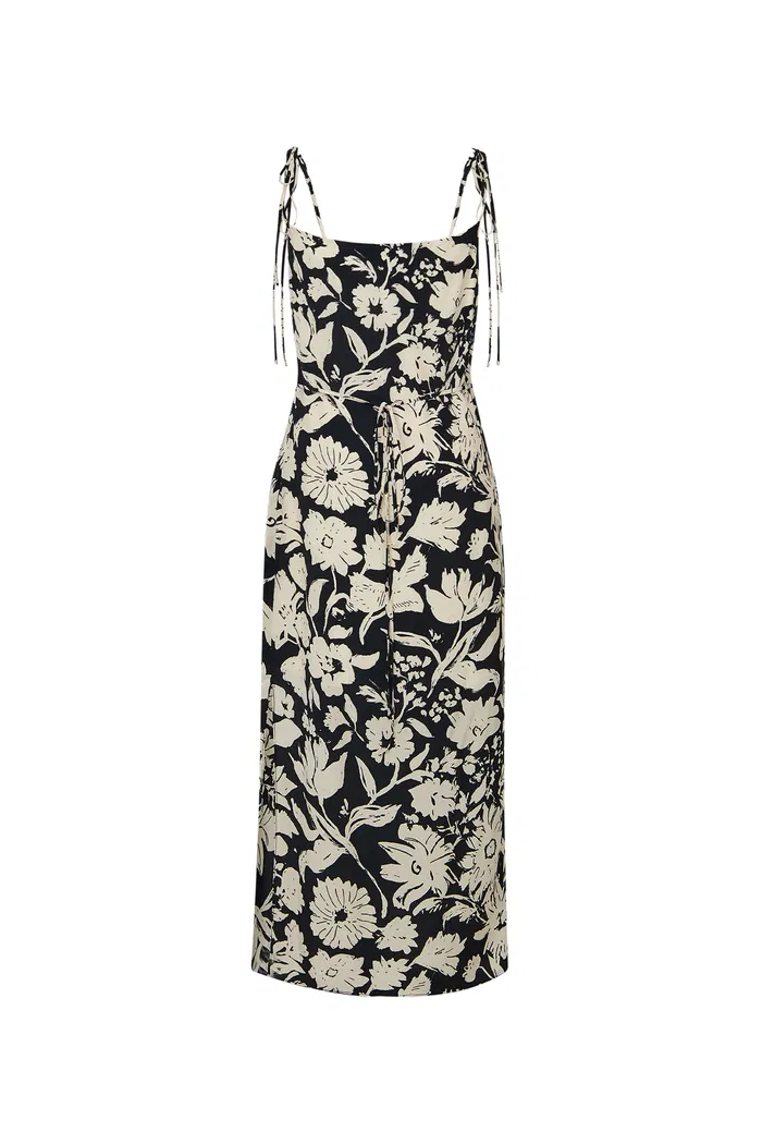 Cataline Cami Wrap Dress in Silk Crepe De Chine - Image 11