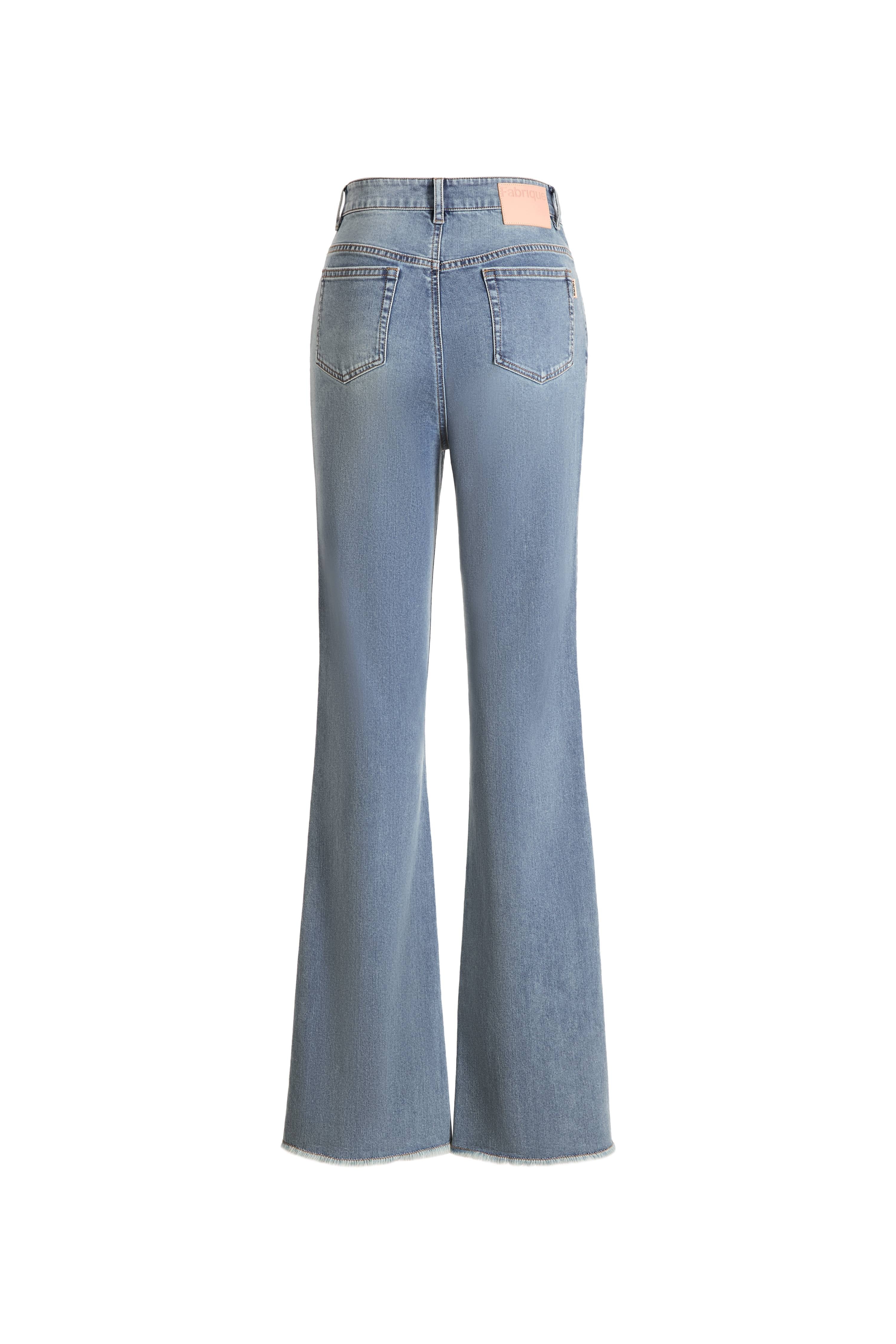Cathy Slight Bootcut Jeans in Acetate Denim - Image 10