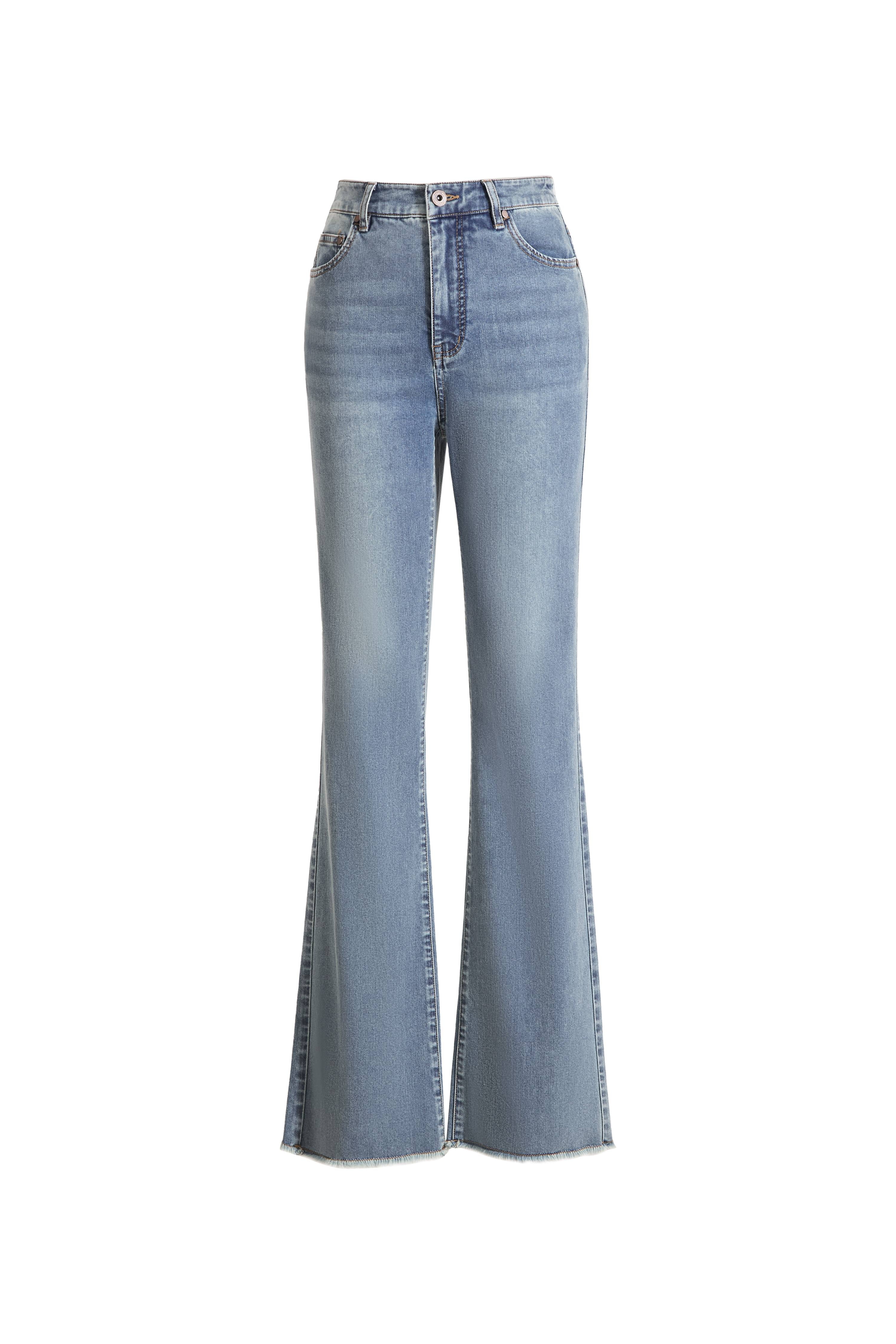 Cathy Slight Bootcut Jeans in Acetate Denim - Image 9
