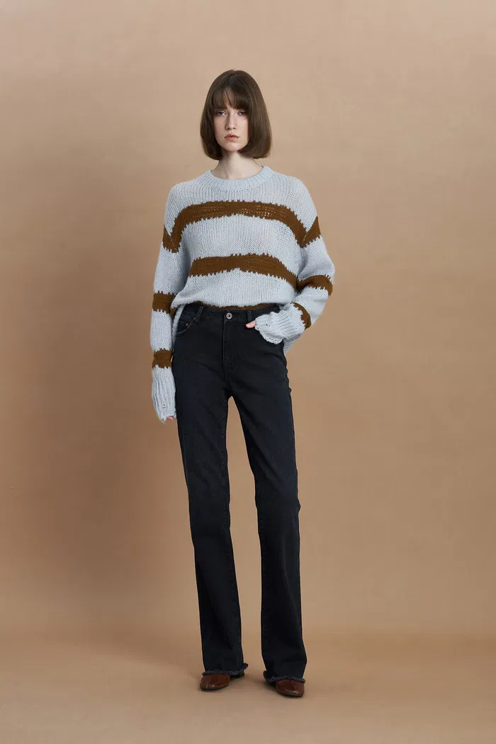 Cathy Turkish Bell Bottom Jeans in Stretch Turkish Denim - Image 10