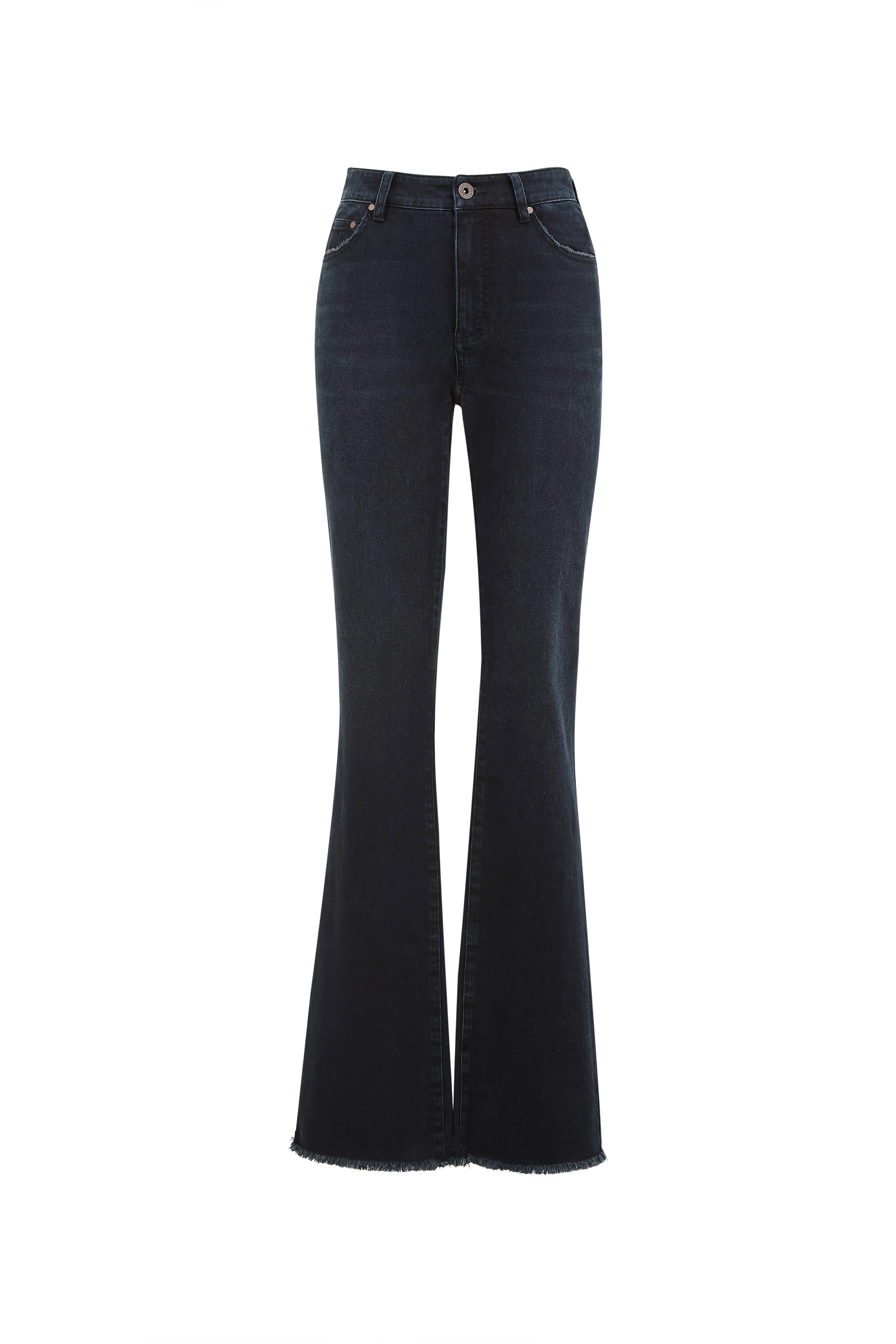 Cathy Turkish Bell Bottom Jeans in Stretch Turkish Denim - Image 11