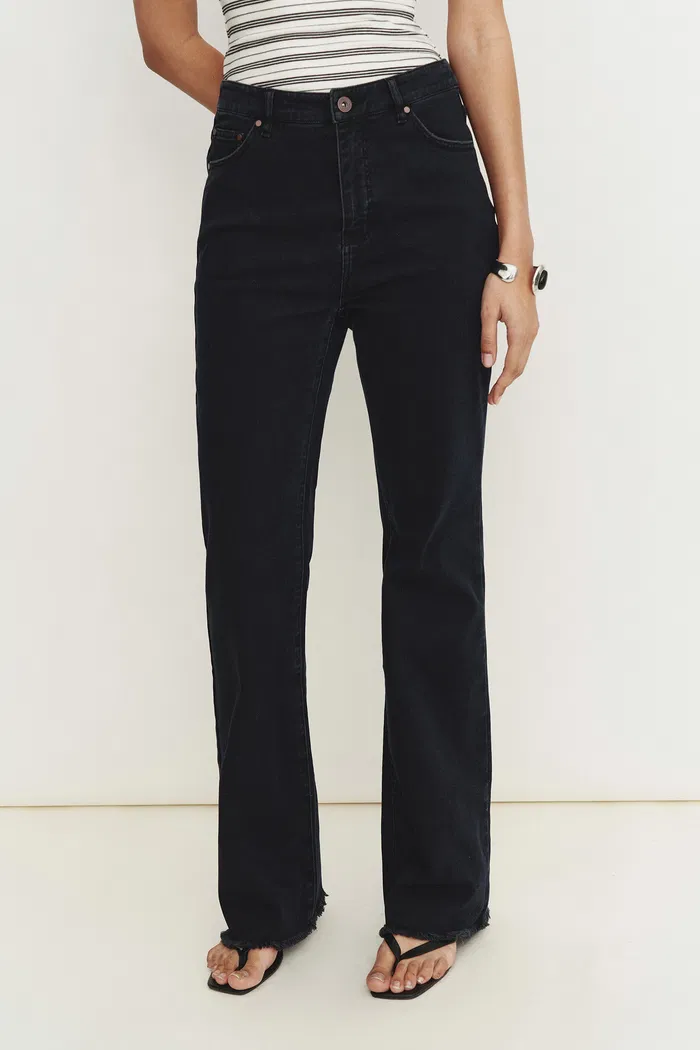 Cathy Turkish Bell Bottom Jeans in Stretch Turkish Denim - Image 6