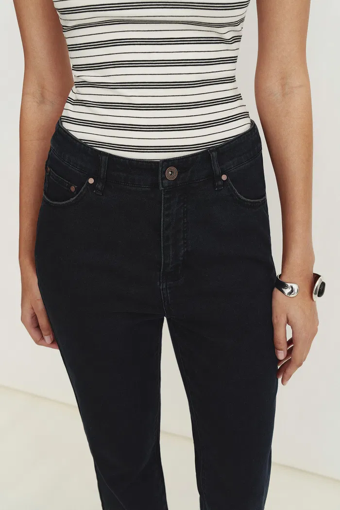 Cathy Turkish Bell Bottom Jeans in Stretch Turkish Denim - Image 8