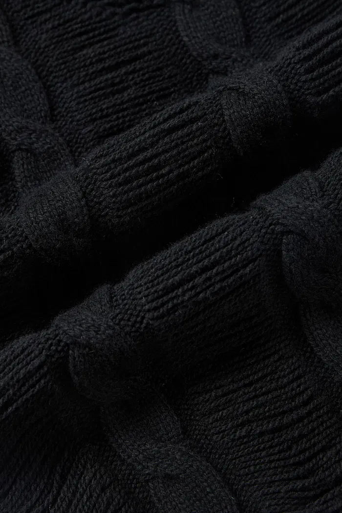 Chelsea Hand-frayed Hem Sleeveless Top in Wool Blend Knit - Image 9