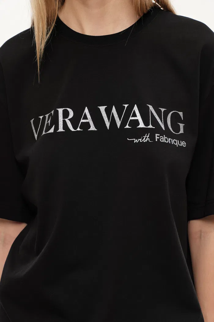 Cipher Silver Logo Graphic T-Shirt in Cotton - Image 5