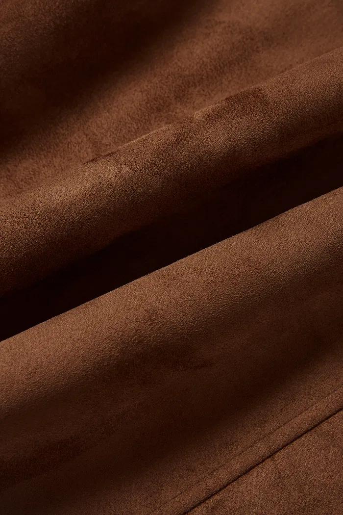 Coddenham Jacket in Faux Suede - Image 8