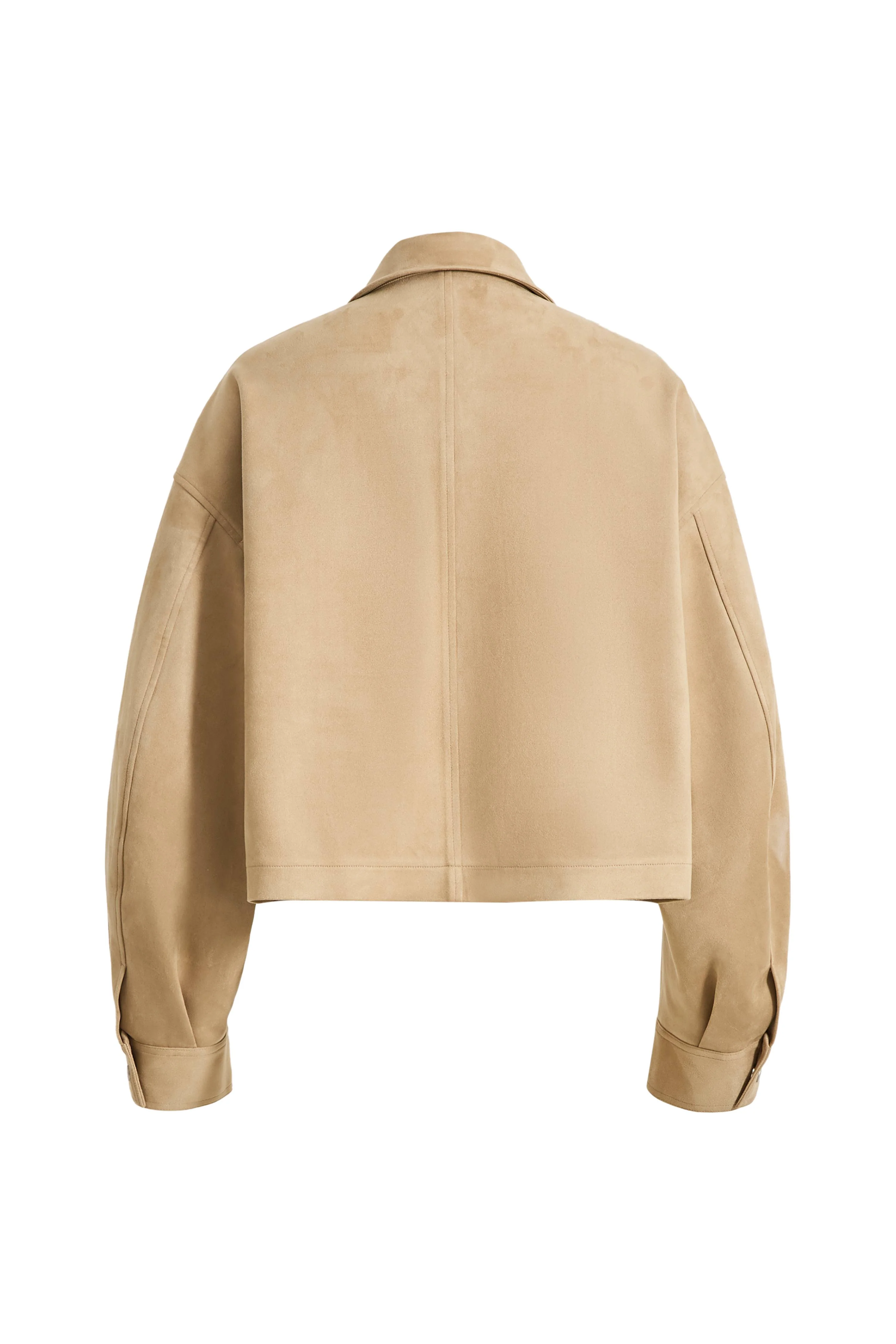 Coddenham Short Jacket in Faux Suede - Image 12