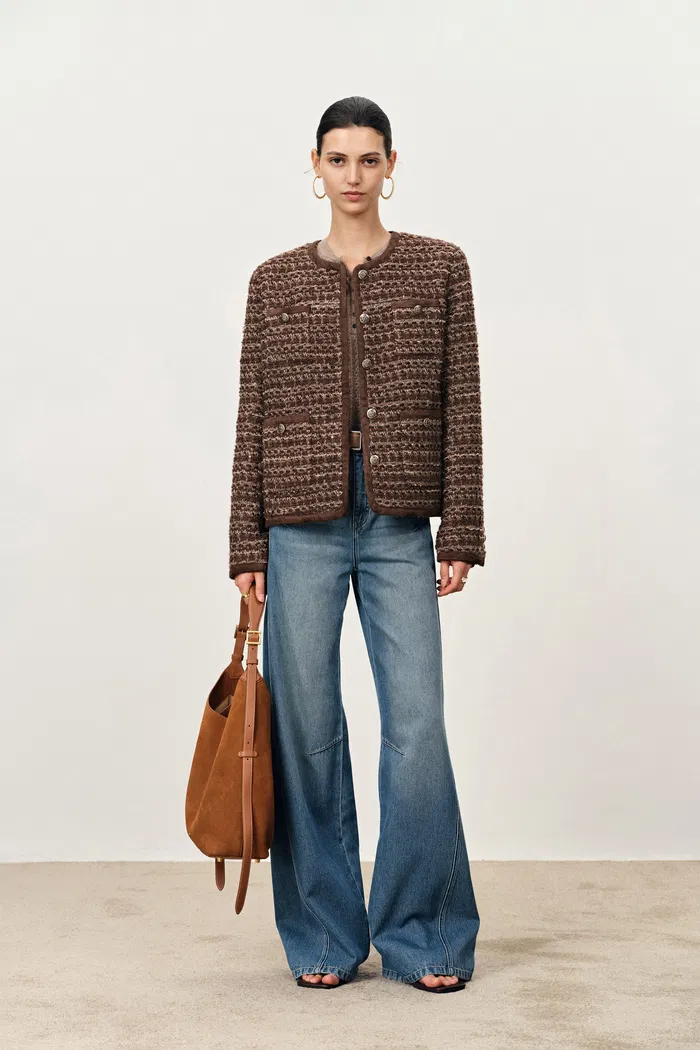Colmar Boxy Tweed Jacket in French Bouclé - Image 3