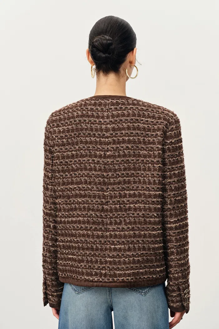 Colmar Boxy Tweed Jacket in French Bouclé - Image 6