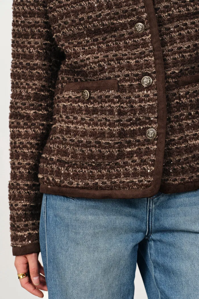 Colmar Boxy Tweed Jacket in French Bouclé - Image 8