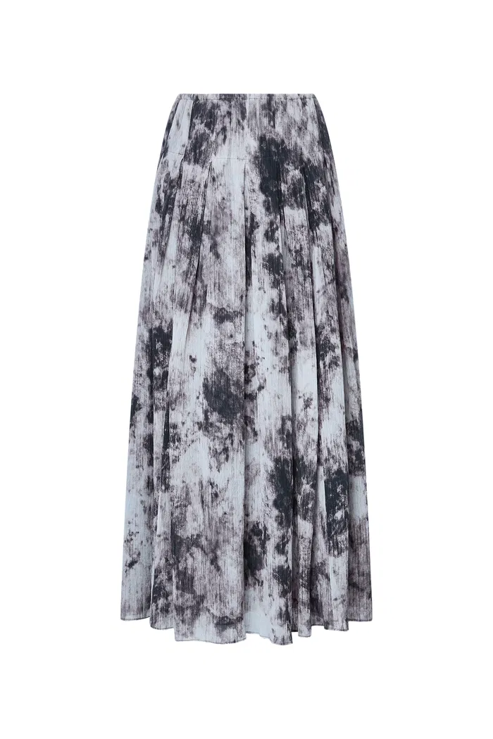 Como Printed Maxi Dress in Silk Cotton Blend - Image 10