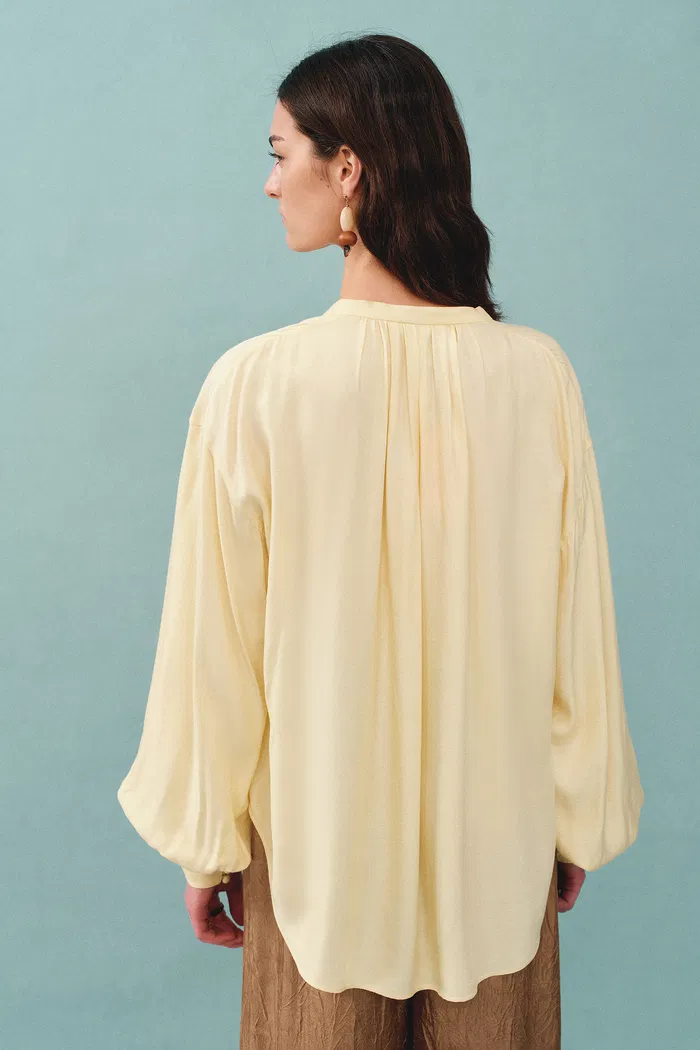 Cora Blouse in Silk Blend - Image 5