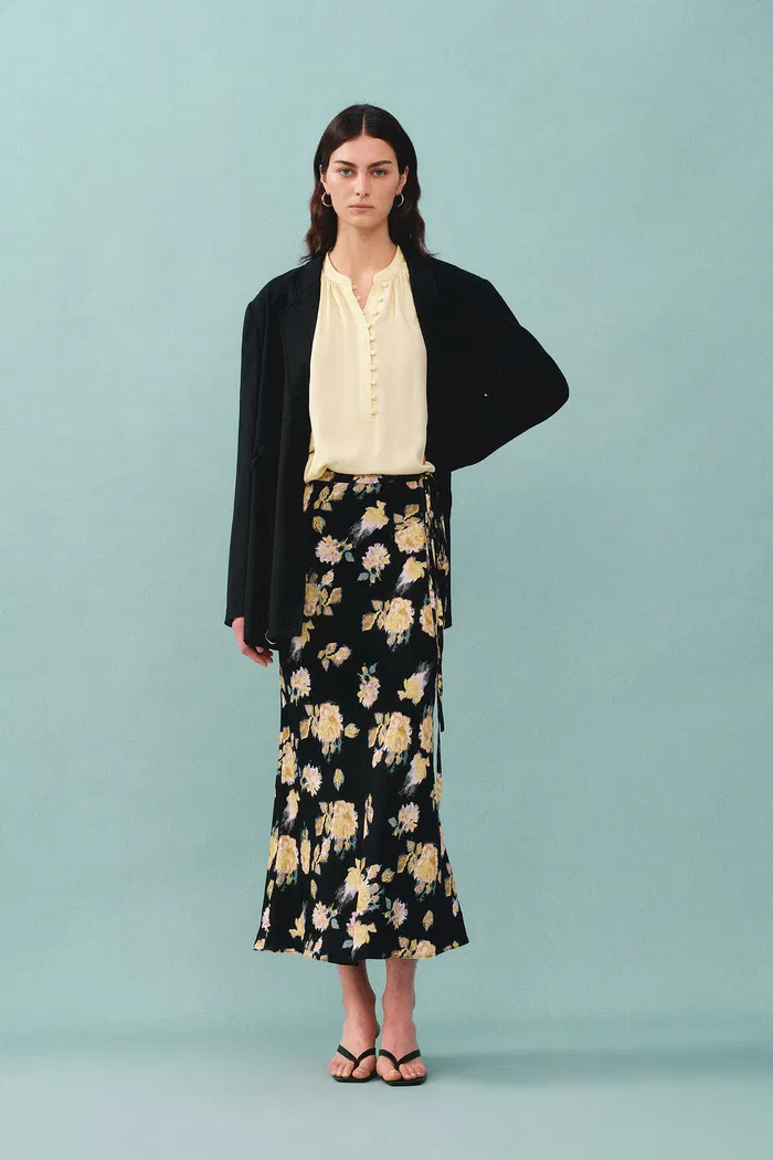 Cora Blouse in Silk Blend - Image 8